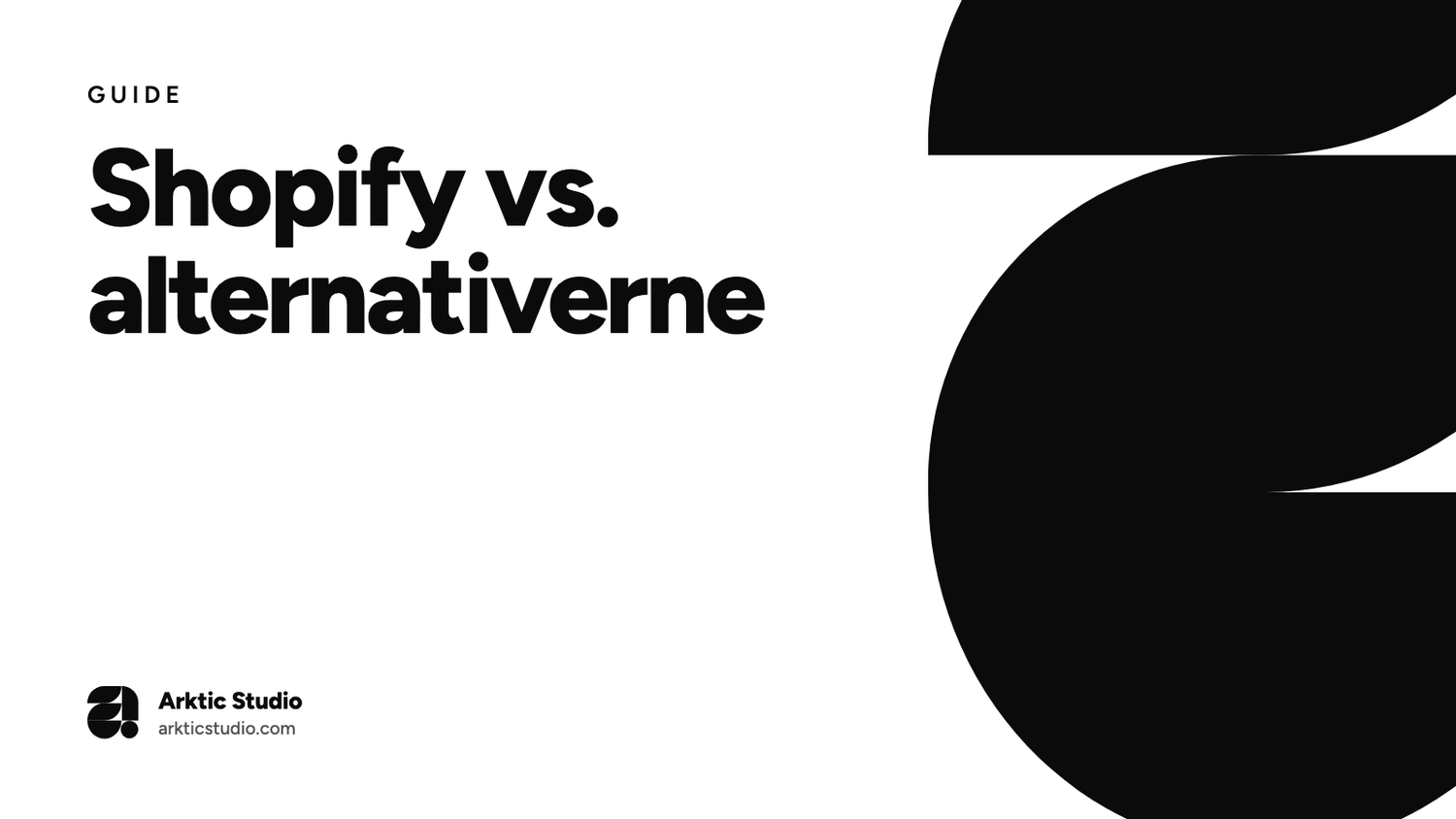 Guide: Shopify sammenlignet med alternativerne